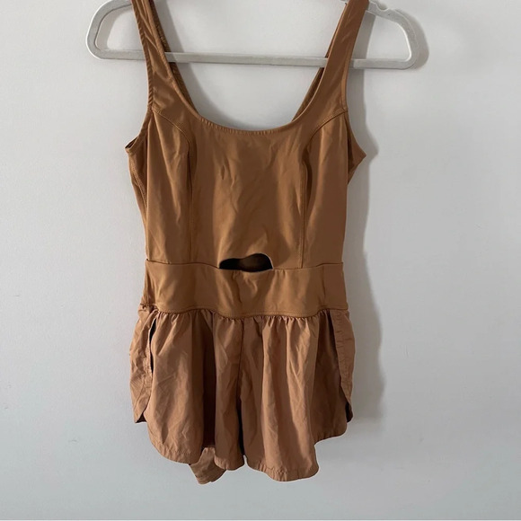 Aeropostale Aero Active Runsie Mustard Yellow Small - Picture 2 of 4